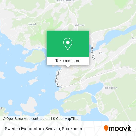 Sweden Evaporators, Swevap map