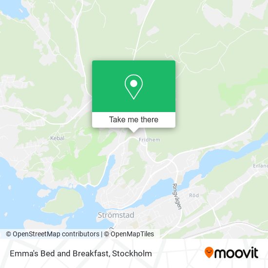 Emma's Bed and Breakfast map