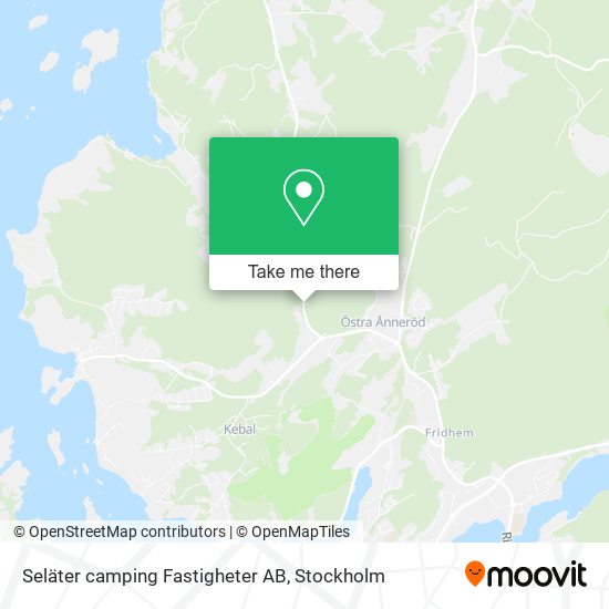 Seläter camping Fastigheter AB map
