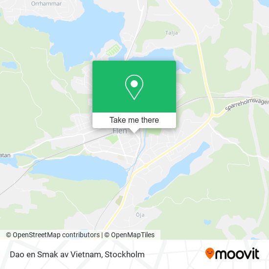 Dao en Smak av Vietnam map