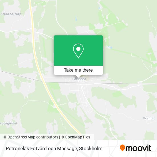 Petronelas Fotvård och Massage map