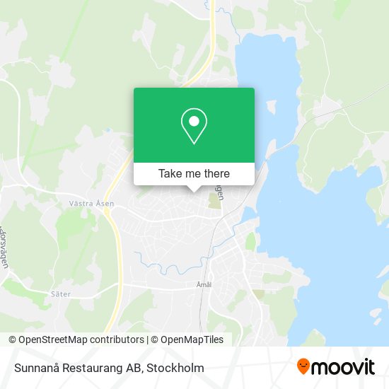Sunnanå Restaurang AB map