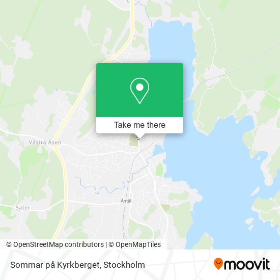 Sommar på Kyrkberget map