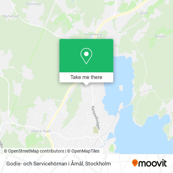 Godis- och Servicehörnan i Åmål map