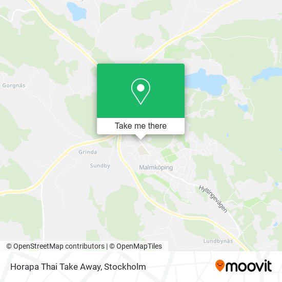 Horapa Thai Take Away map