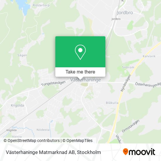 Västerhaninge Matmarknad AB map
