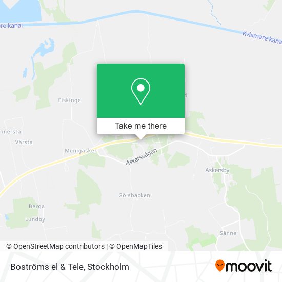 Boströms el & Tele map