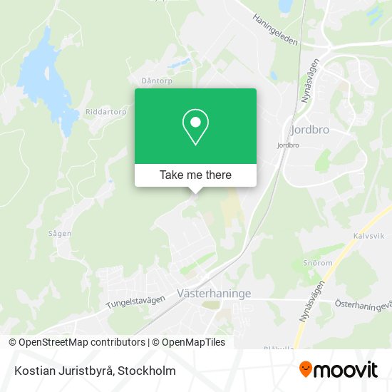 Kostian Juristbyrå map