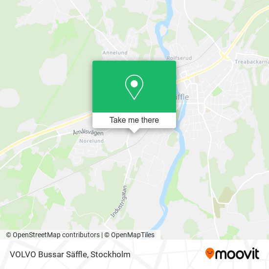 VOLVO Bussar Säffle map