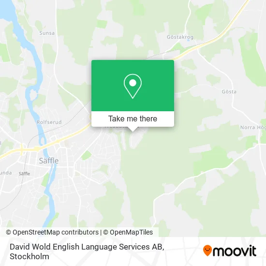 David Wold English Language Services AB map