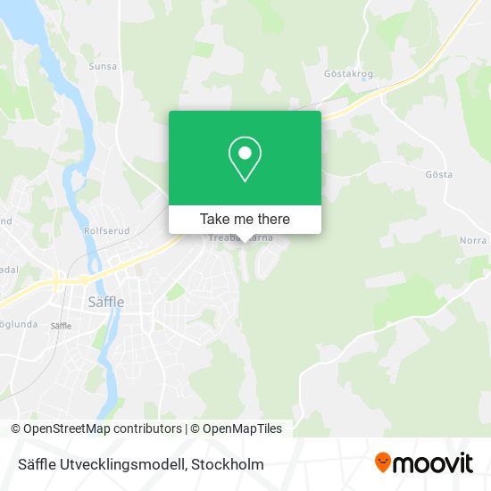 Säffle Utvecklingsmodell map