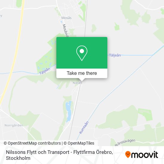 Nilssons Flytt och Transport - Flyttfirma Örebro map