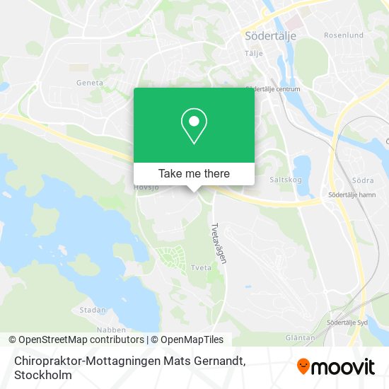 Chiropraktor-Mottagningen Mats Gernandt map