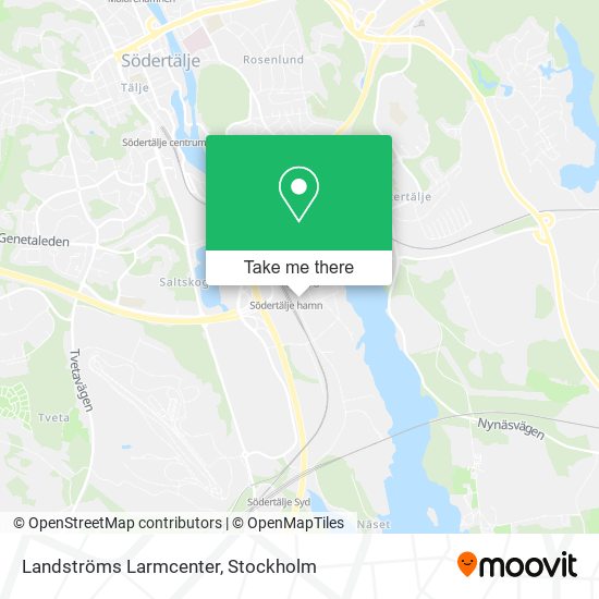 Landströms Larmcenter map