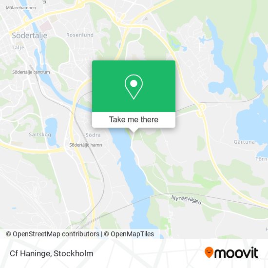 Cf Haninge map