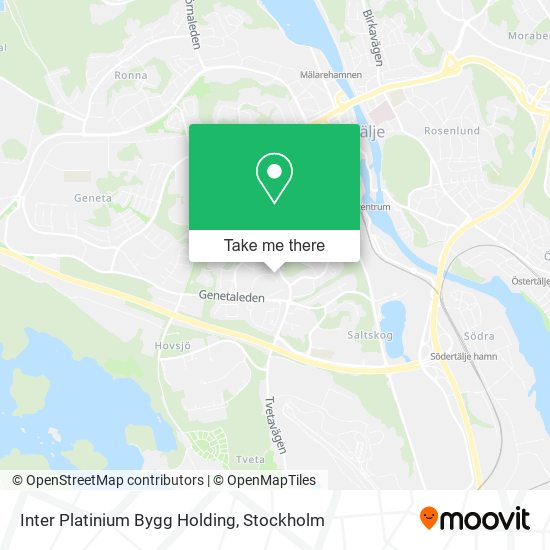 Inter Platinium Bygg Holding map
