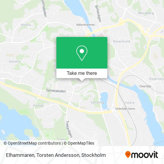Elhammaren, Torsten Andersson map