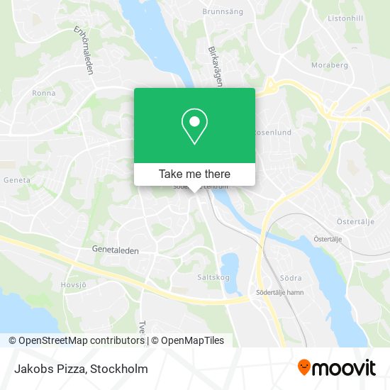 Jakobs Pizza map