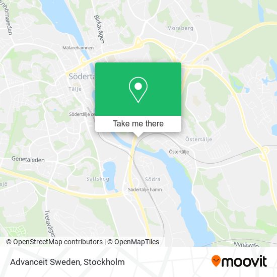 Advanceit Sweden map