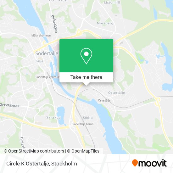 Circle K Östertälje map