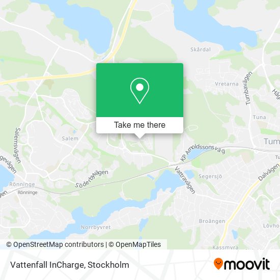 Vattenfall InCharge map