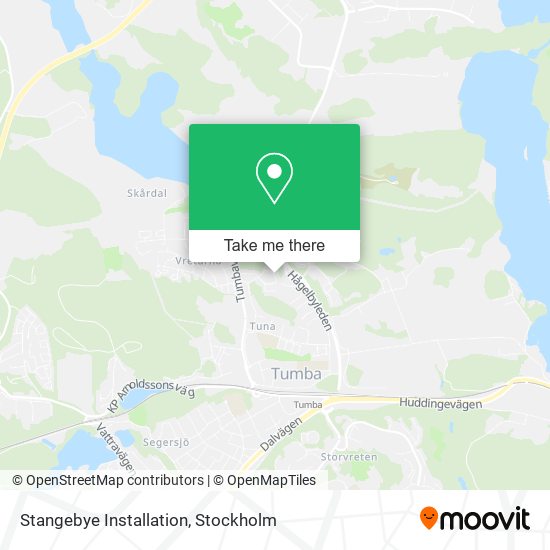 Stangebye Installation map