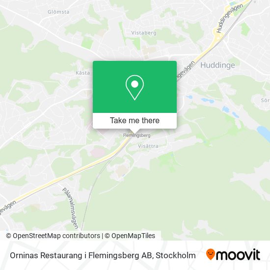 Orninas Restaurang i Flemingsberg AB map