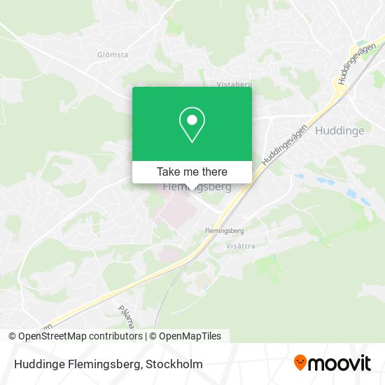 Huddinge Flemingsberg map