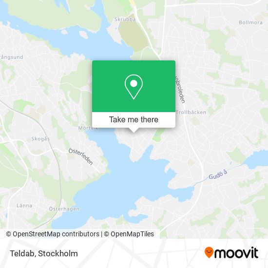 Teldab map