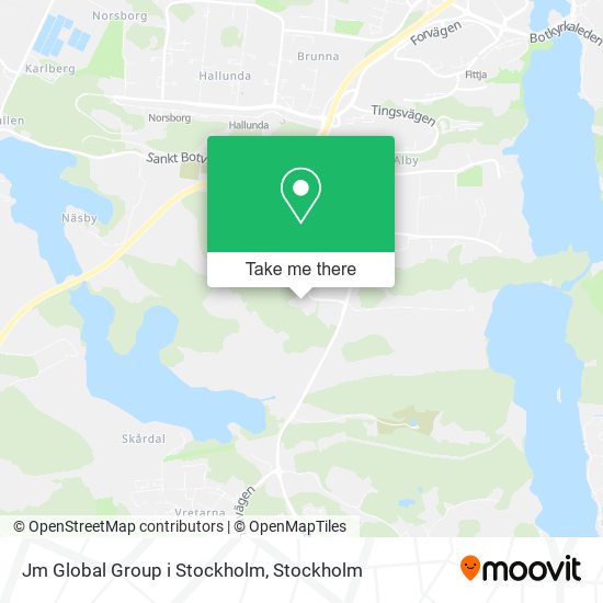 Jm Global Group i Stockholm map