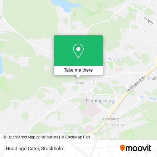 Huddinge Cater map