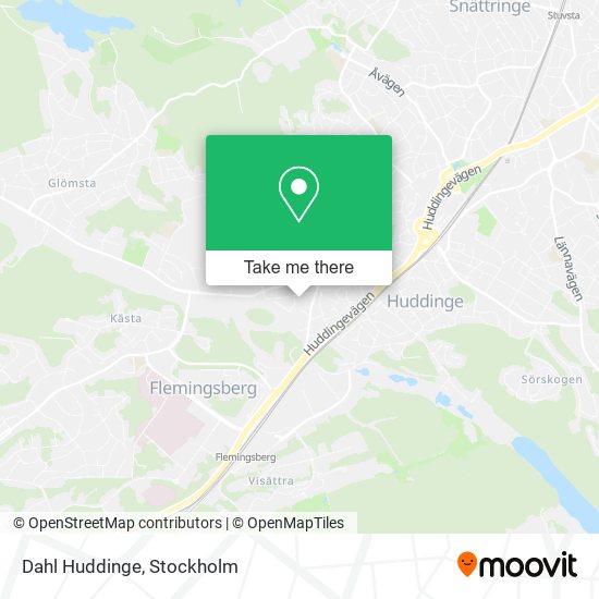 Dahl Huddinge map