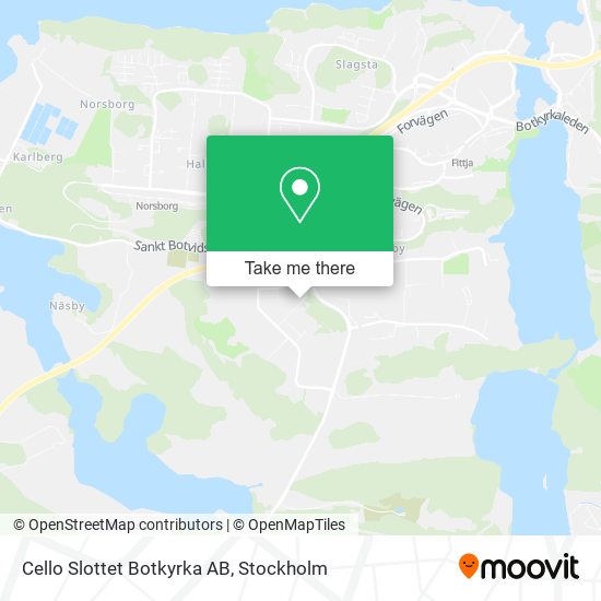 Cello Slottet Botkyrka AB map