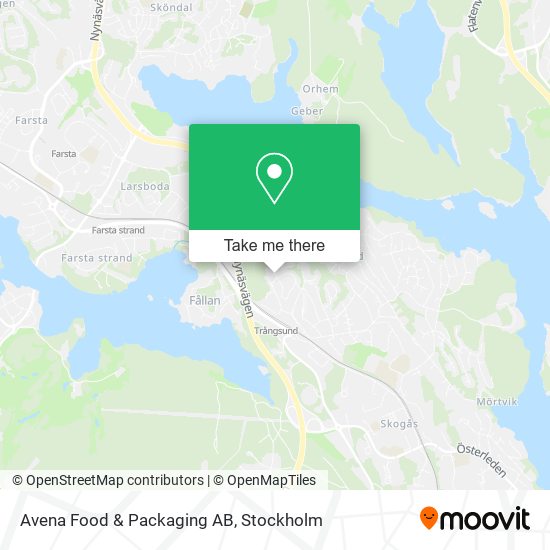 Avena Food & Packaging AB map