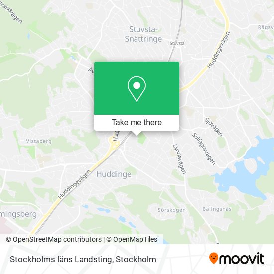 Stockholms läns Landsting map
