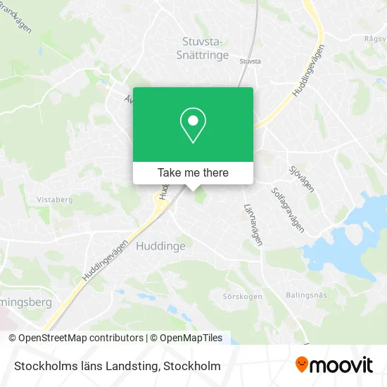 Stockholms läns Landsting map