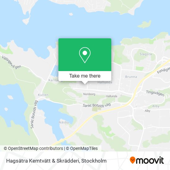 Hagsätra Kemtvätt & Skrädderi map