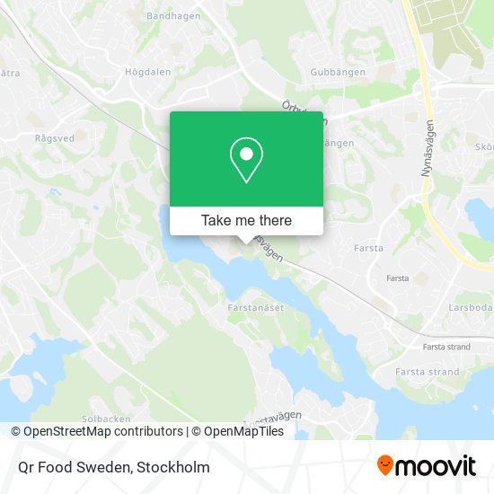 Qr Food Sweden map