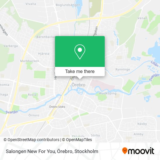 Salongen New For You, Örebro map
