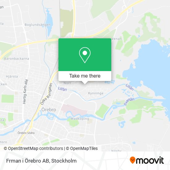 Frman i Örebro AB map