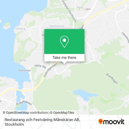 Restaurang och Festvåning Månskäran AB map