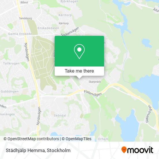 Städhjälp Hemma map