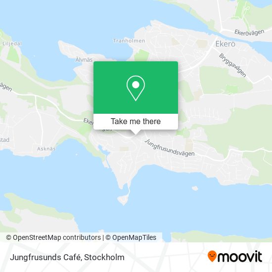 Jungfrusunds Café map