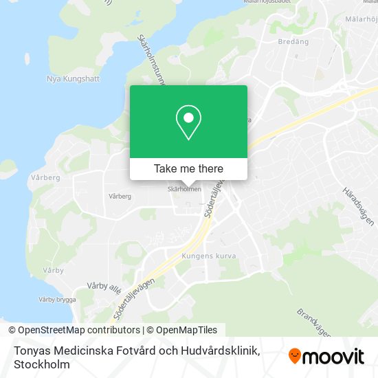 Tonyas Medicinska Fotvård och Hudvårdsklinik map