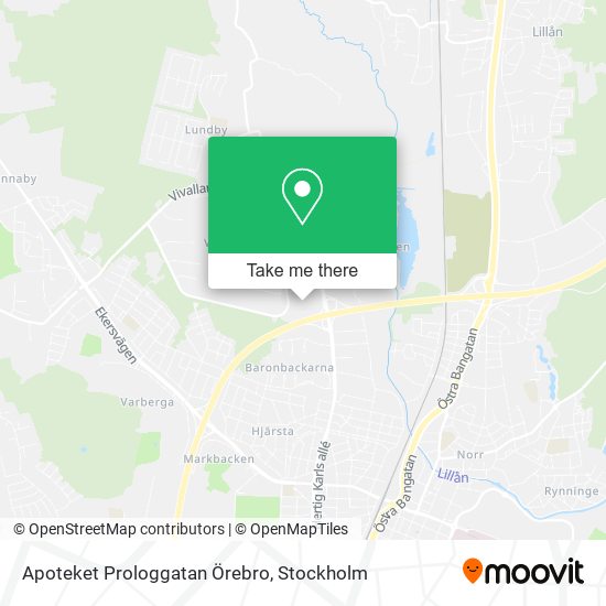 Apoteket Prologgatan Örebro map