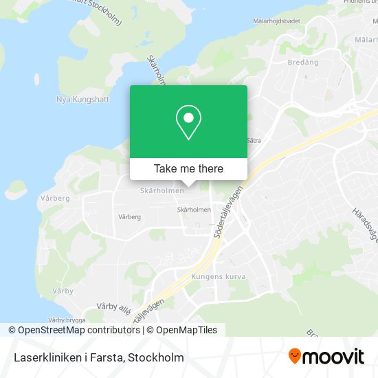 Laserkliniken i Farsta map
