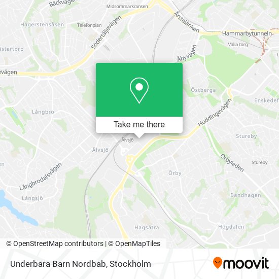 Underbara Barn Nordbab map