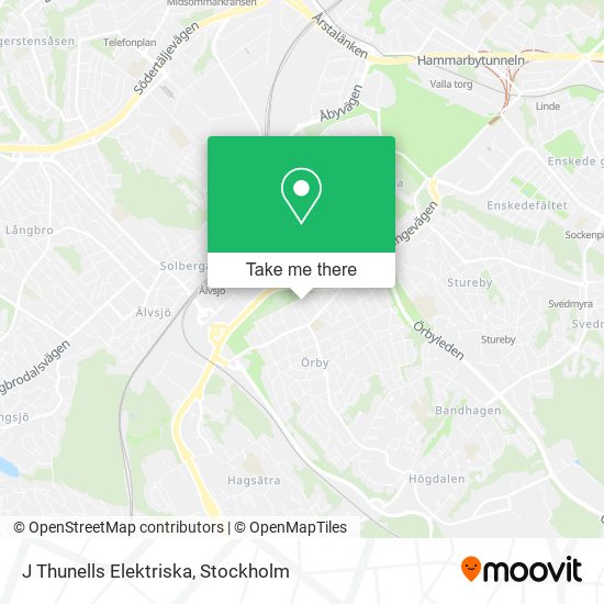 J Thunells Elektriska map