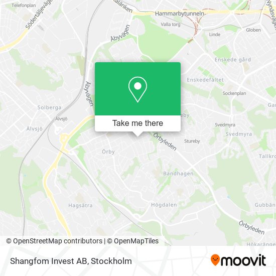 Shangfom Invest AB map