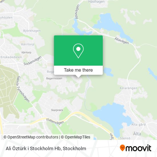 Ali Öztürk i Stockholm Hb map
